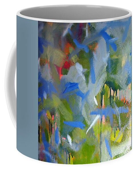 Landscape Coffee Mug featuring the painting Untitled #3 by Steven Miller