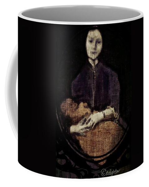 Mother And Child Coffee Mug featuring the digital art Mother and Child by Delight Worthyn
