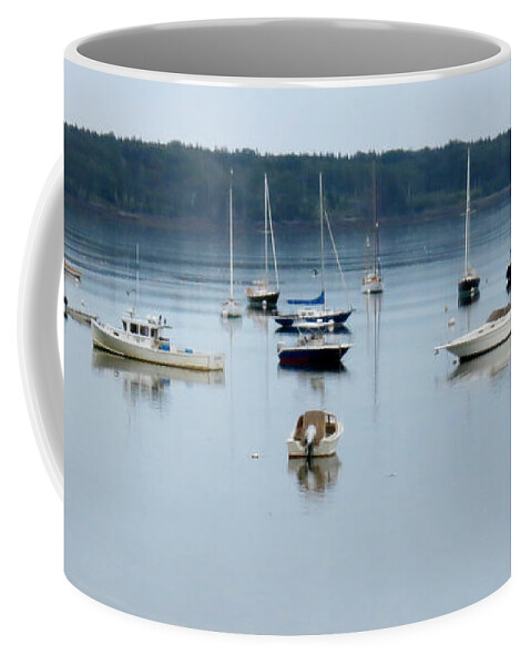 Boats Coffee Mug featuring the photograph Up For The Night by Jean Macaluso