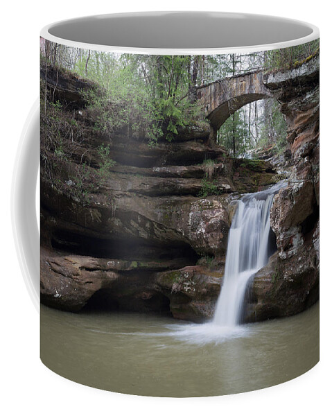 Water Coffee Mug featuring the photograph Upper Falls At Old Mans Cave II by Dale Kincaid