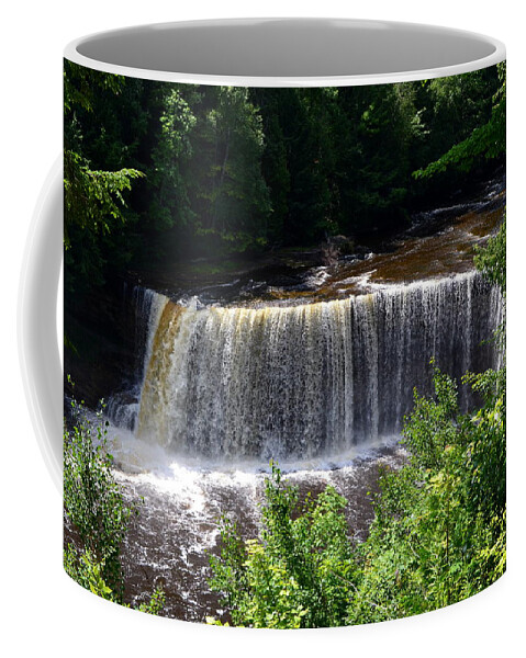 Rivers Coffee Mug featuring the photograph Upper Tahquamenon Falls by Michelle Calkins