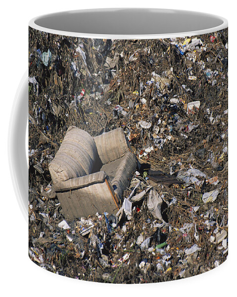 Chair Coffee Mug featuring the photograph Urban Dump by Joseph Sohm