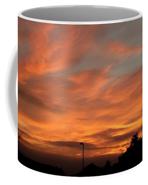 Sunset Photography Coffee Mug featuring the photograph Urban Skyline by Kenneth Clarke