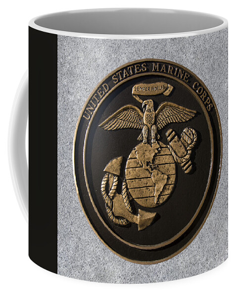 Us Marine Corp Coffee Mug featuring the photograph US Marine Corps by Flees Photos