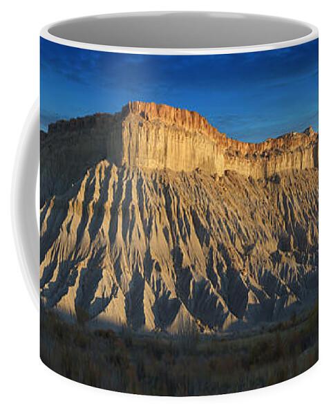 Landscape Coffee Mug featuring the photograph Utah Outback 40 Panoramic by Mike McGlothlen
