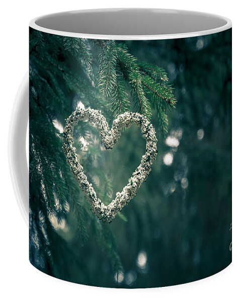 Heart Coffee Mug featuring the photograph Valentine's Day in nature by Andreas Levi