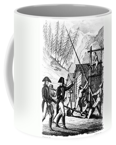 1777 Coffee Mug featuring the photograph Valley Forge, 1777 by Granger