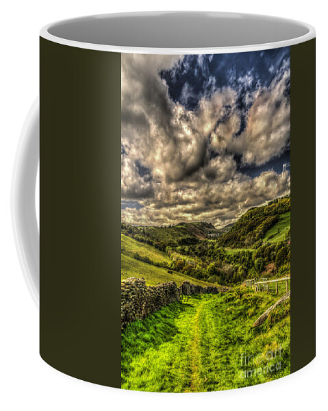 Deri Coffee Mug featuring the photograph Valley View by Steve Purnell