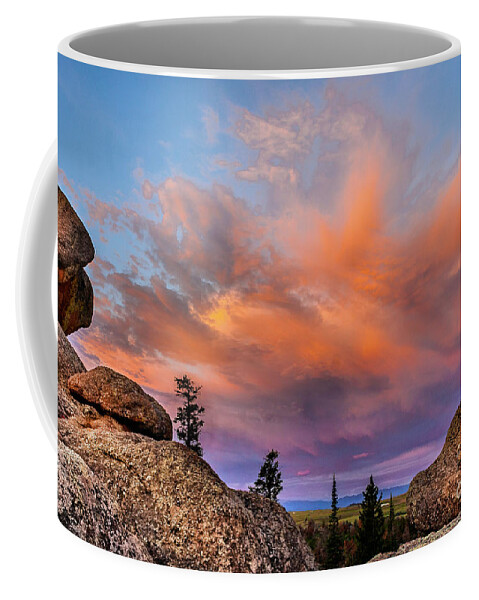 Nature Coffee Mug featuring the photograph Vedauwoo Sunrise by Steven Reed