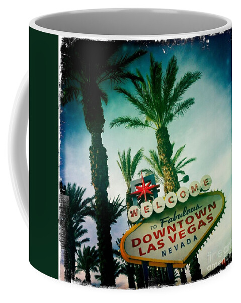America Coffee Mug featuring the photograph Vegas by Nina Prommer
