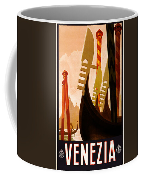 Venice Coffee Mug featuring the digital art Venezia Italy by Georgia Clare