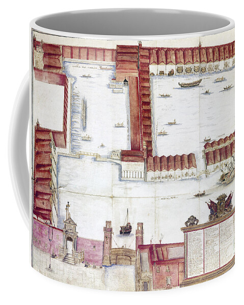 18th Century Coffee Mug featuring the photograph Venice: Arsenale by Granger