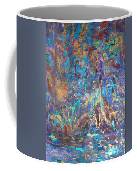 Venice Carnival Coffee Mug featuring the painting Venice Carnival by Fereshteh Stoecklein