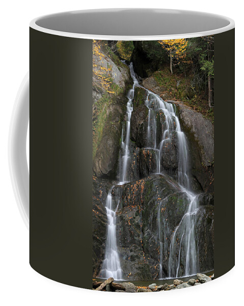 Waterfall Coffee Mug featuring the photograph Vermont Moss Glen Waterfall by Juergen Roth