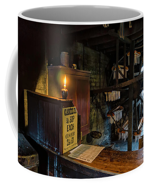 Victorian Candle Factory Coffee Mug featuring the photograph Victorian Candle Factory by Adrian Evans