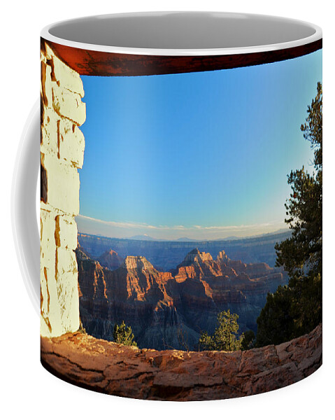 Landscape Coffee Mug featuring the photograph View of the Past by Richard Gehlbach