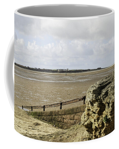 Hilbre Island Coffee Mug featuring the photograph View over to Hilbre by Spikey Mouse Photography