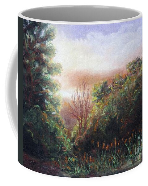 View Coffee Mug featuring the pastel View by Vesna Martinjak