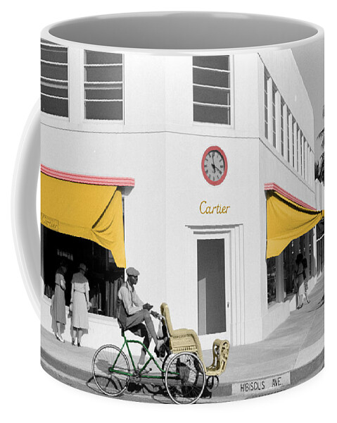 Cartier Coffee Mug featuring the photograph Vintage Cartier Store by Andrew Fare