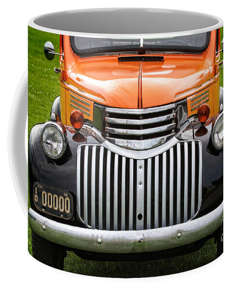 Chevy Coffee Mug featuring the photograph Vintage Chevrolet Pickup by Jarrod Erbe