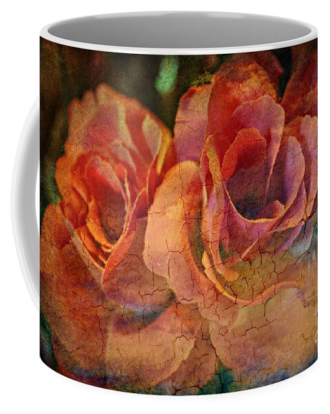 Rose Coffee Mug featuring the photograph Vintage Roses by Judy Palkimas