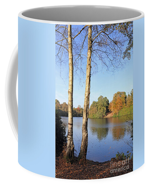 Virginia Water Coffee Mug featuring the photograph Virginia Water Windsor Berkshire UK by Julia Gavin