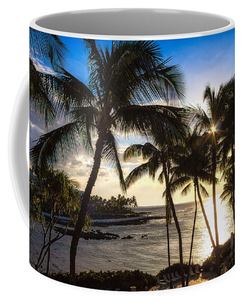 Hawaii Coffee Mug featuring the photograph Waikoloa Sunset by Lars Lentz