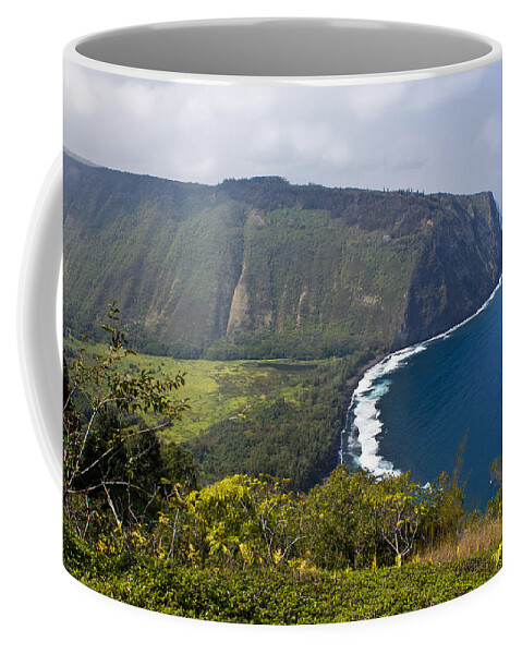 Water Coffee Mug featuring the photograph Waipio Valley by Christie Kowalski