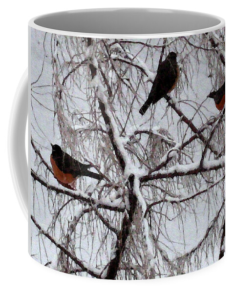Season Coffee Mug featuring the photograph Waiting For Spring by Kathy Bassett