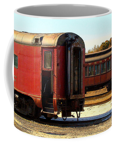 Fine Art Coffee Mug featuring the photograph Waiting On No One by Rodney Lee Williams
