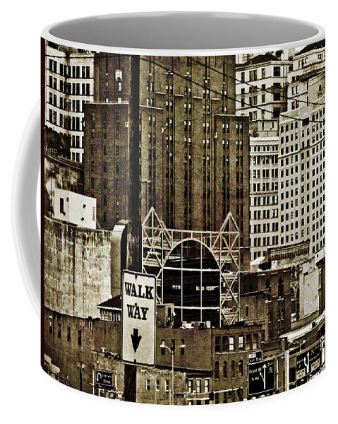 Urban Coffee Mug featuring the photograph Walk This Way by Jessica Brawley