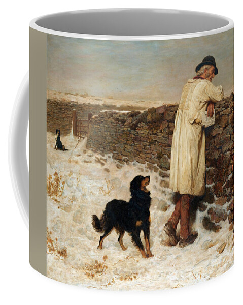 Briton Riviere Coffee Mug featuring the painting War Time by Briton Riviere