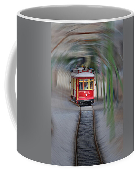 Train Coffee Mug featuring the photograph Warp Speed by Brad Thornton