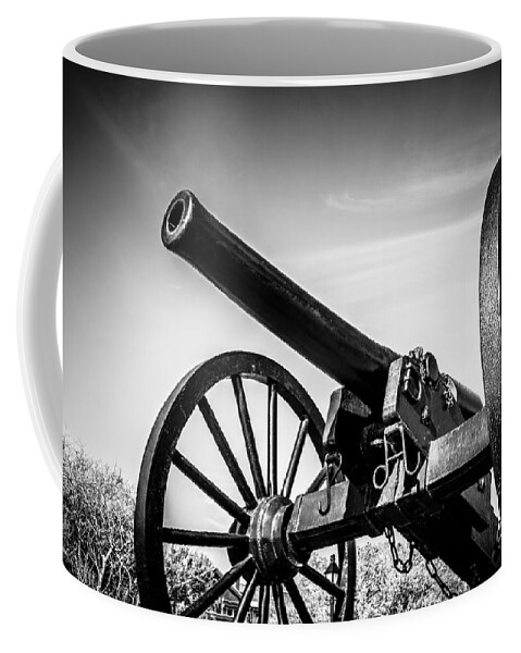 1861 Coffee Mug featuring the photograph Washington Artillery Park Cannon in New Orleans by Paul Velgos