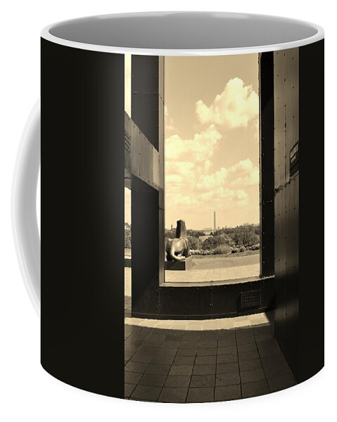 Washington Dc Coffee Mug featuring the photograph Washington DC Framed by Jean Goodwin Brooks