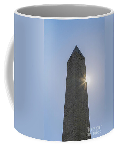 America Coffee Mug featuring the photograph Washington Monument by Patricia Hofmeester