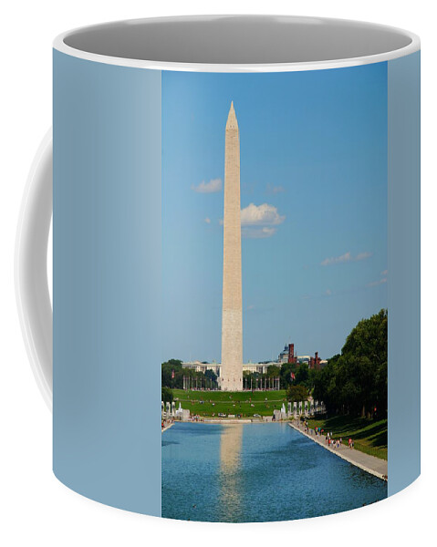 Washington Coffee Mug featuring the photograph Washington Monument Reflection by Kenny Glover