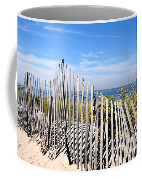 Watch Hill Coffee Mug featuring the photograph Watch Hill Dunes by Lisa Kilby