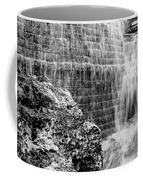 Downtown Coffee Mug featuring the photograph Water at the River by Melinda Ledsome