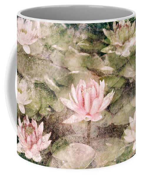 Flower Coffee Mug featuring the photograph Water Lily in lake by Jelena Jovanovic