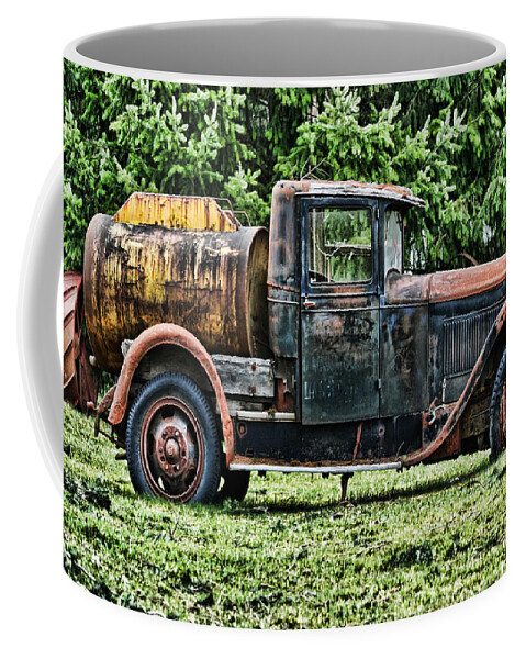 Light Coffee Mug featuring the photograph Water Truck by Ron Roberts