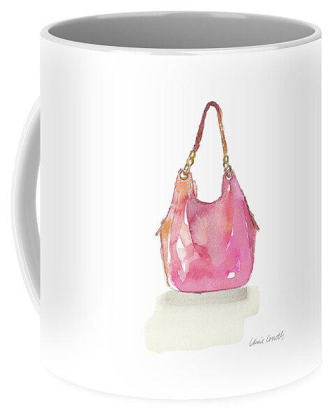 Watercolor Coffee Mug featuring the painting Watercolor Handbags II by Lanie Loreth