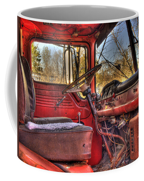 Truck Coffee Mug featuring the photograph Weathered and Worn by Thomas Young