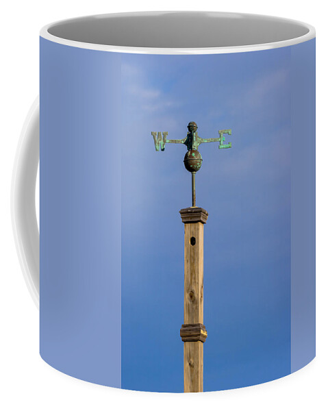 Arrow Coffee Mug featuring the photograph West and East by Ed Gleichman