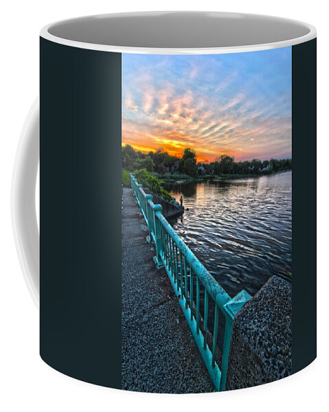 Westhampton Coffee Mug featuring the photograph Westhampton-Quogue Bridge by Robert Seifert
