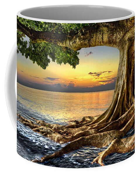 Fine Coffee Mug featuring the photograph Wet Dreams by Debra and Dave Vanderlaan