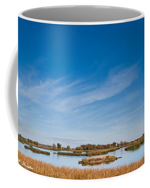Autumn Coffee Mug featuring the photograph Wetland at the Refuge by Jeff Goulden