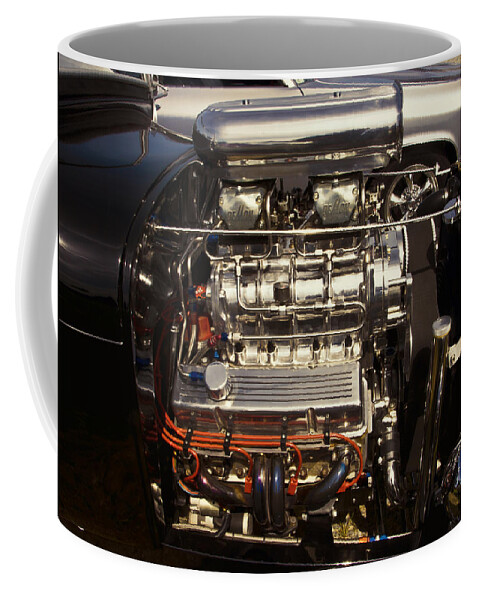 Hot Rod Coffee Mug featuring the photograph What makes it Go by Ron Roberts