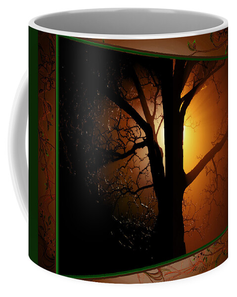 Tree Coffee Mug featuring the photograph Where Have All The Flowers Gone-featured in Harmony and Happiness-NaturePhoto-Visions of the Night by Ericamaxine Price