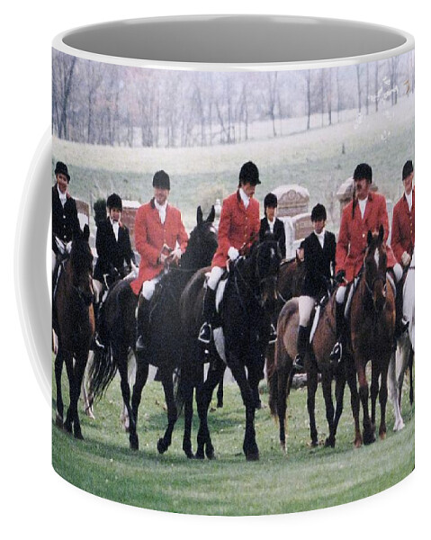 Foxhunting Coffee Mug featuring the photograph While You Are Alive Live by Angela Davies
